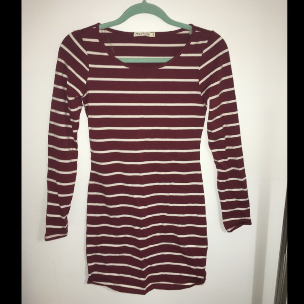 Multi colored stripped dress
